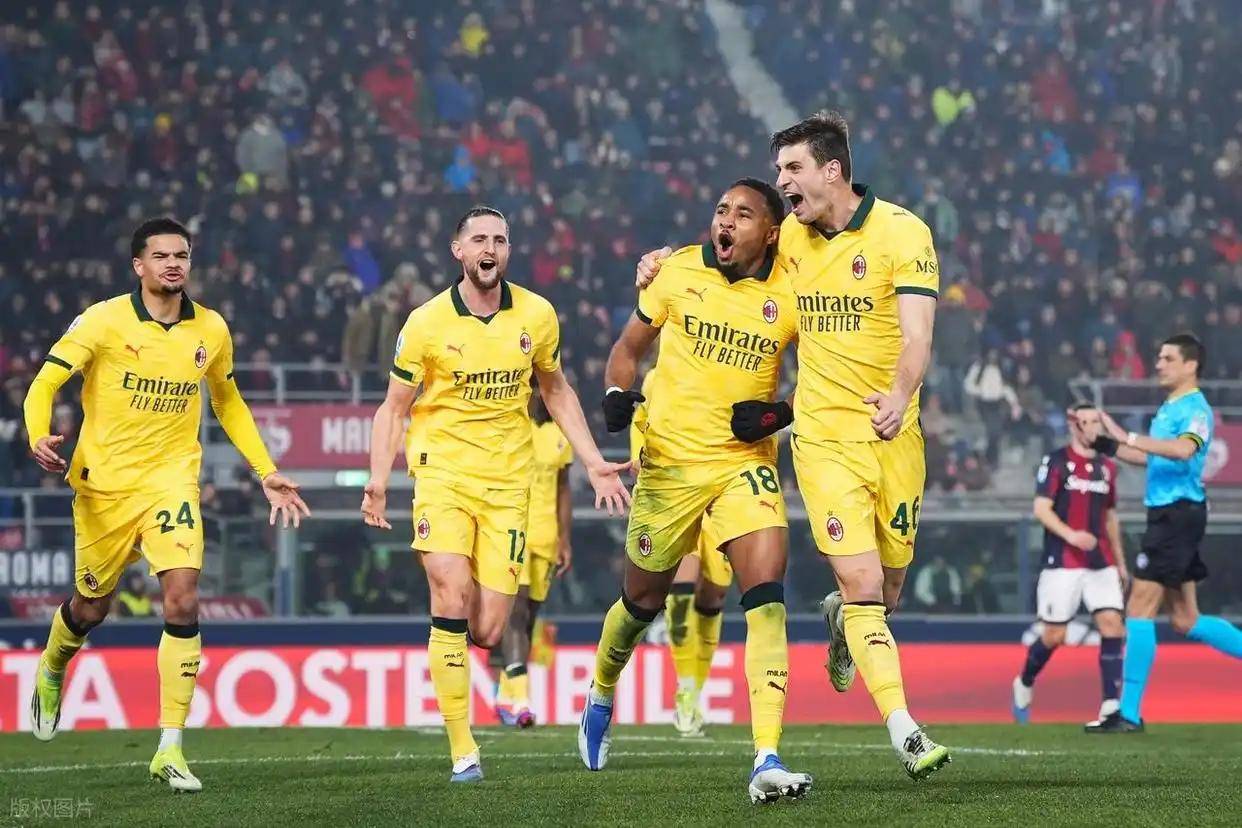 意甲!拉比奥传射建功,AC米兰3-0客场横扫博洛尼亚,升第2